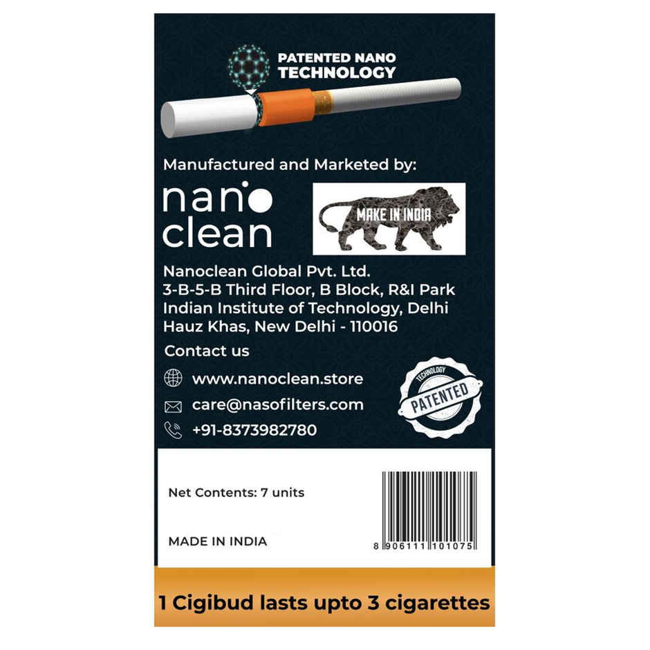 Cigibud Orange Lite Smoking Cigarettes Filter
