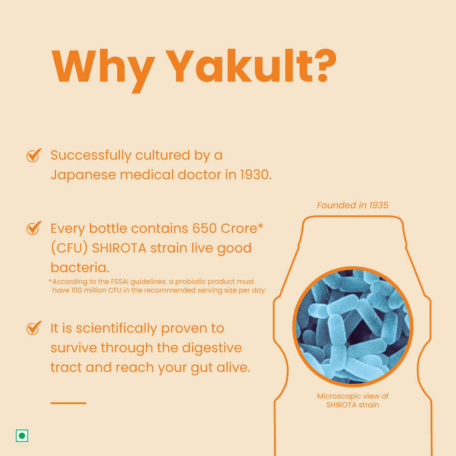 Yakult Light Mango Probiotic Fermented Milk Drink