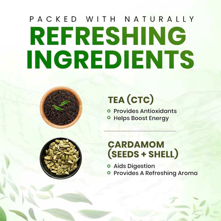 Marvel Elaichi Chai | Cardamom & Assam Tea Leaves Chai Patti