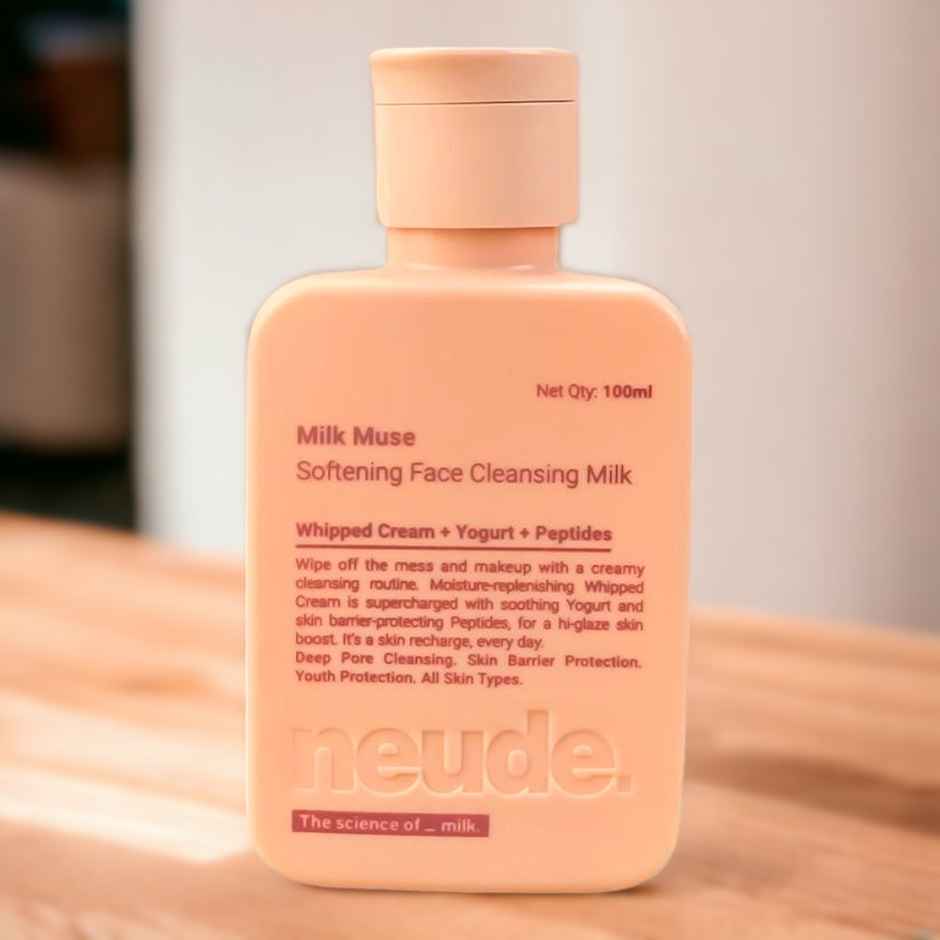 Neude Peptide Face Cleansing Milk With Whipped Cream & Yogurt For Deep Pore Cleansing 100 Ml
