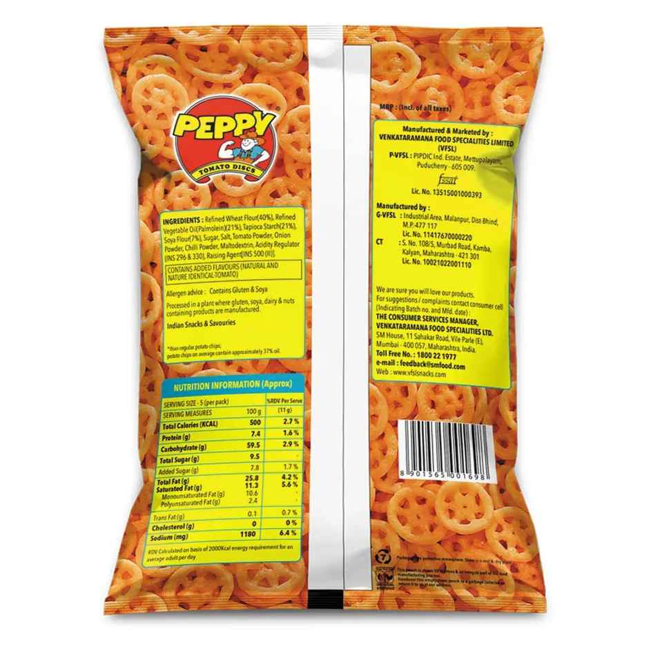 Peppy Tomato Disc | Crunchy Snack