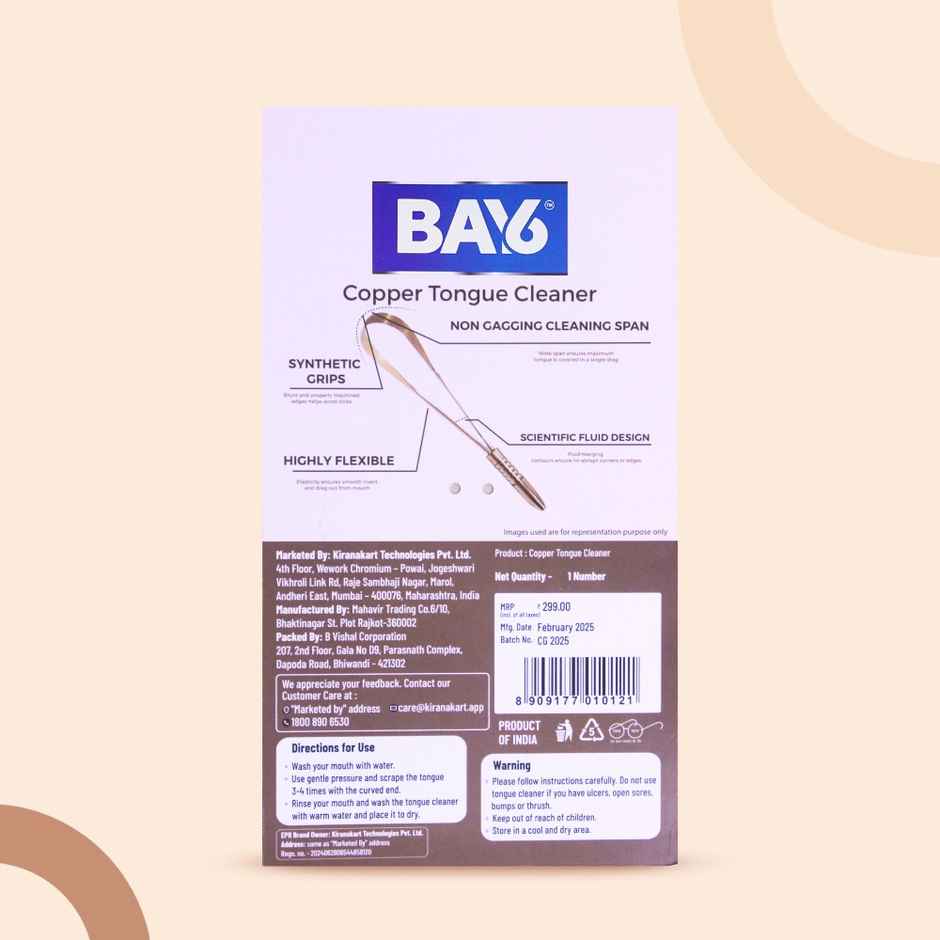 BAY6 Copper Tounge Cleaner