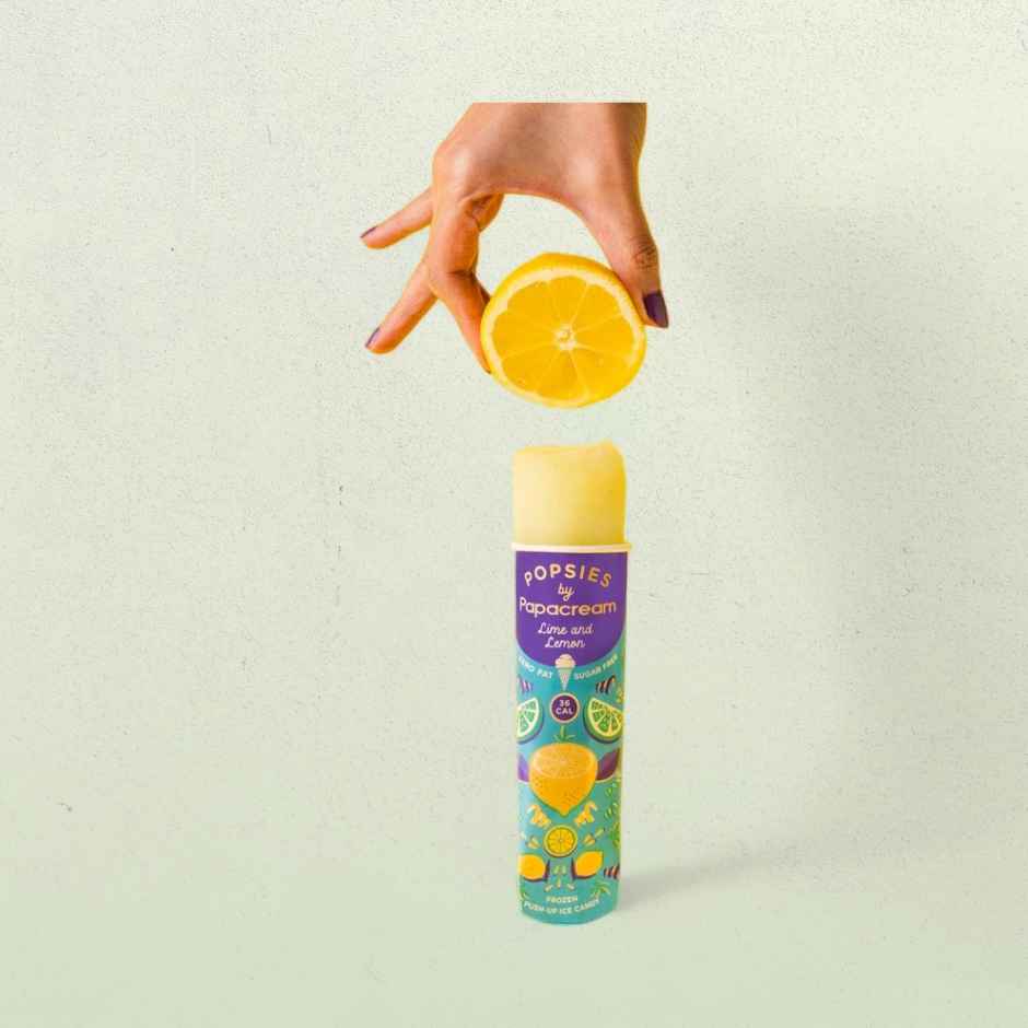 Papacream Lime And Lemon Popsies