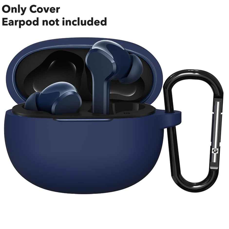 Sounce Silicone Case cover for Realme Buds Air 6 TWS | Shock-Absorbing Protective Cover | Blue