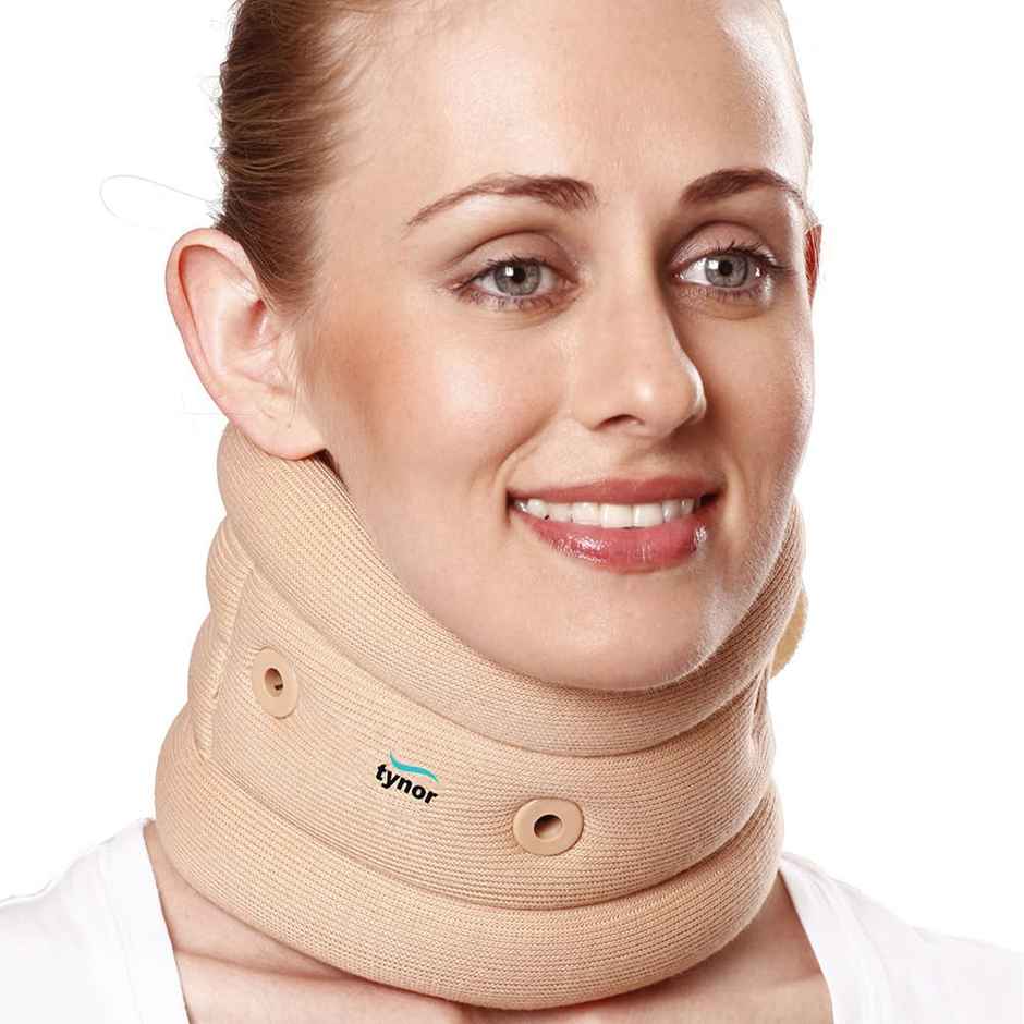Tynor Cervical Collar Soft with Support Beige L