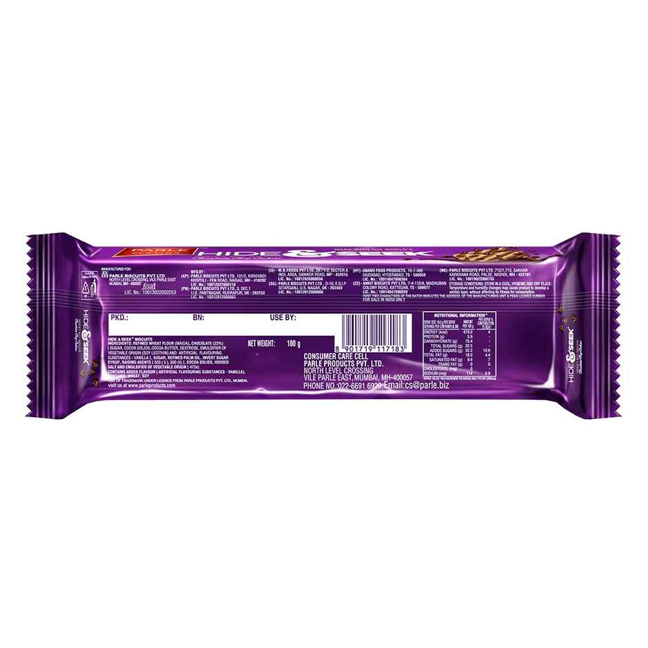 Parle Hide & Seek Chocolate Biscuits