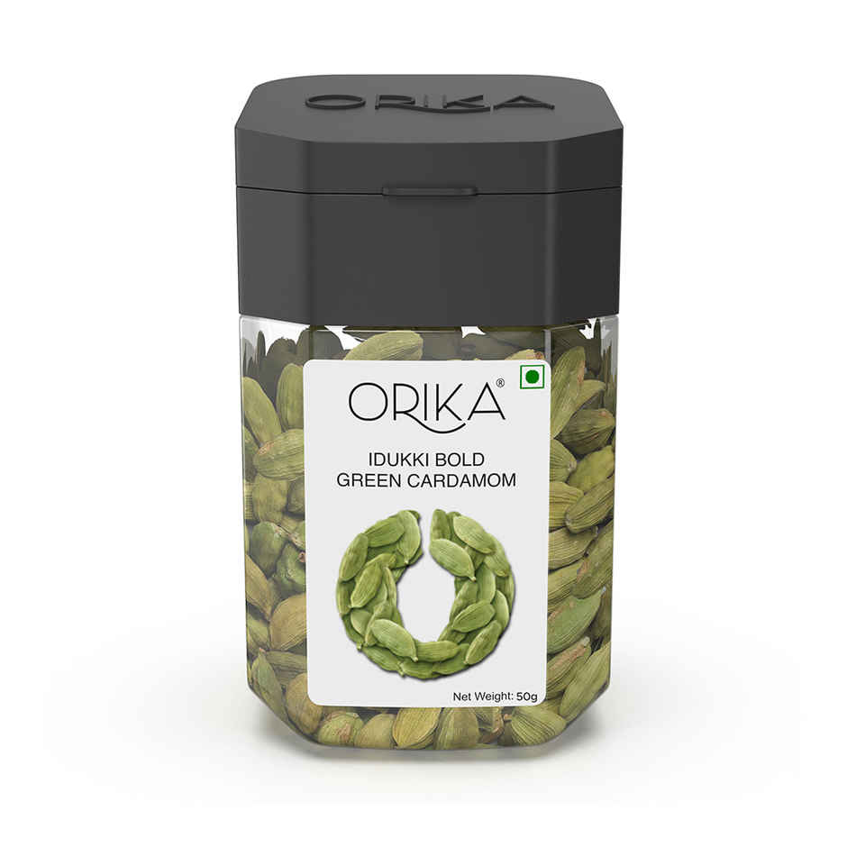 Orika Idukki Bold Green Cardamom | Hari Elaichi