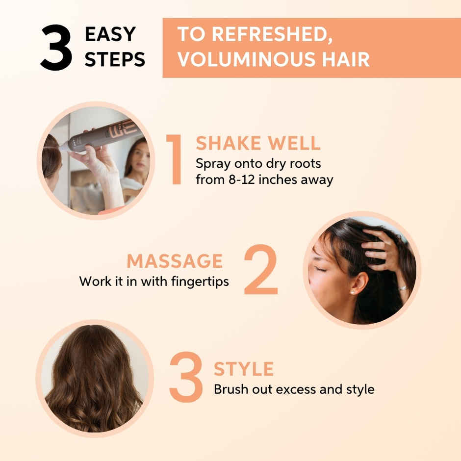 Wella Professionals EIMI Dry Me Dry Shampoo, Volumizing with Matte Texture