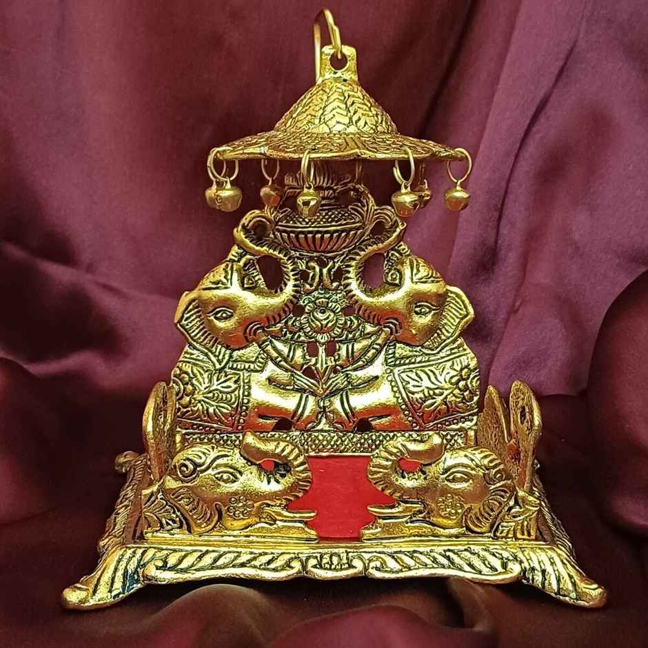 God Hathi Sihasan | 18 x 15 x 12 cm | Gullak