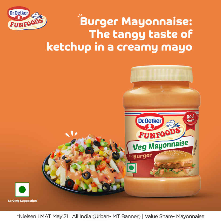 Dr. Oetker Fun Foods Veg Mayo Burger