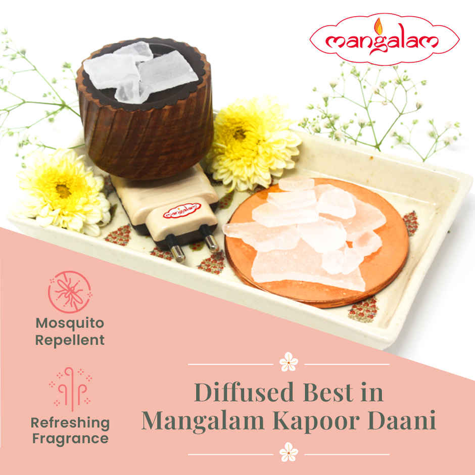 Mangalam Bhimseni Camphor Aroma Diffuser Kapoor Dani