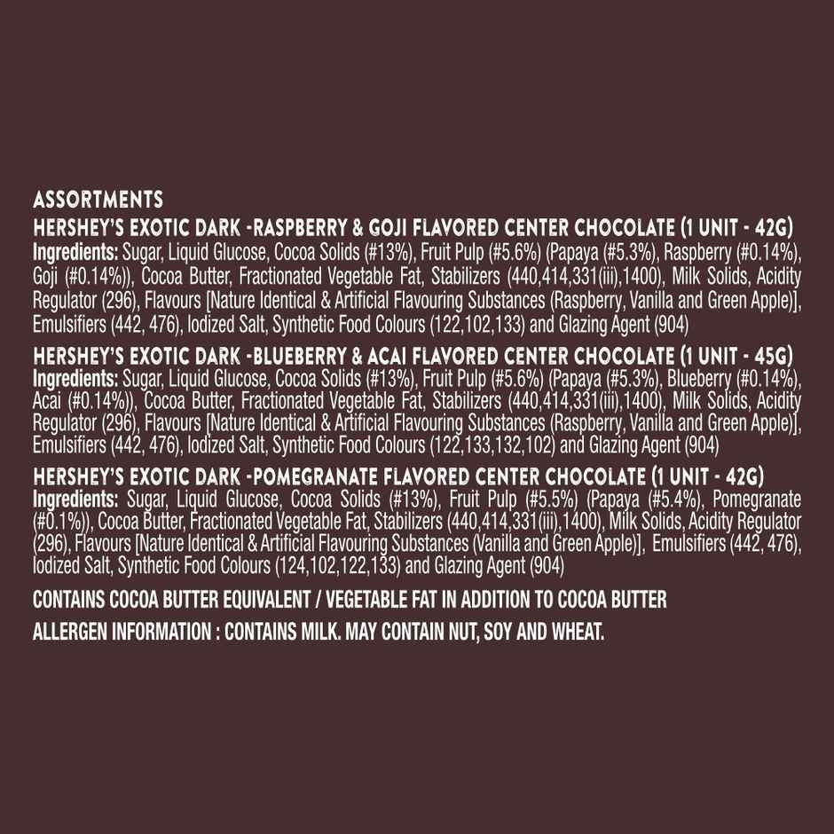 Hershey's Exotic Dark Chocolates Gift Pack