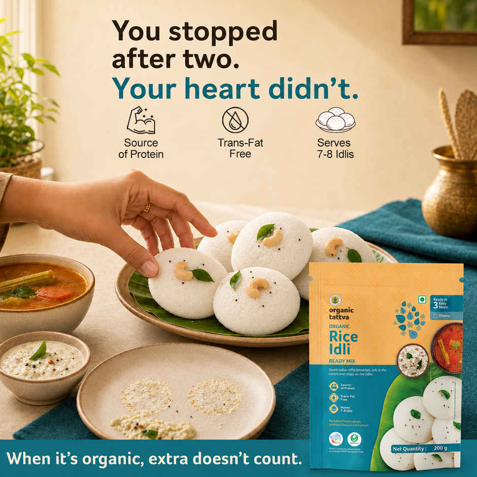 Organic Tattva Rice Idli Ready Mix