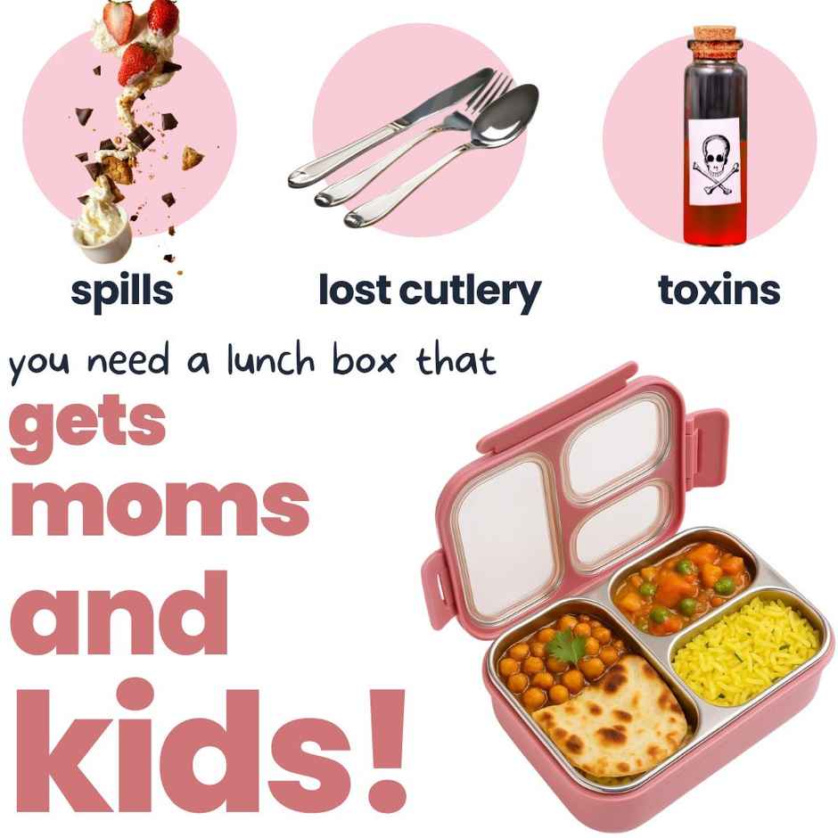 Tuco Kids Lunch Box | Pink