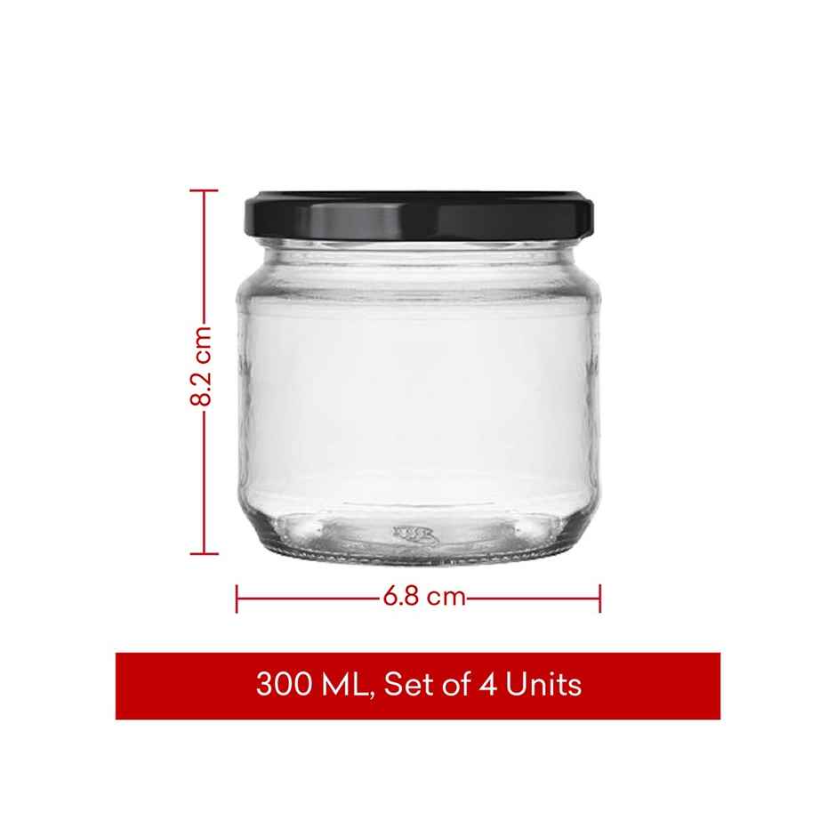 Glass Ideas Kitchen Jar Set (350 ml)