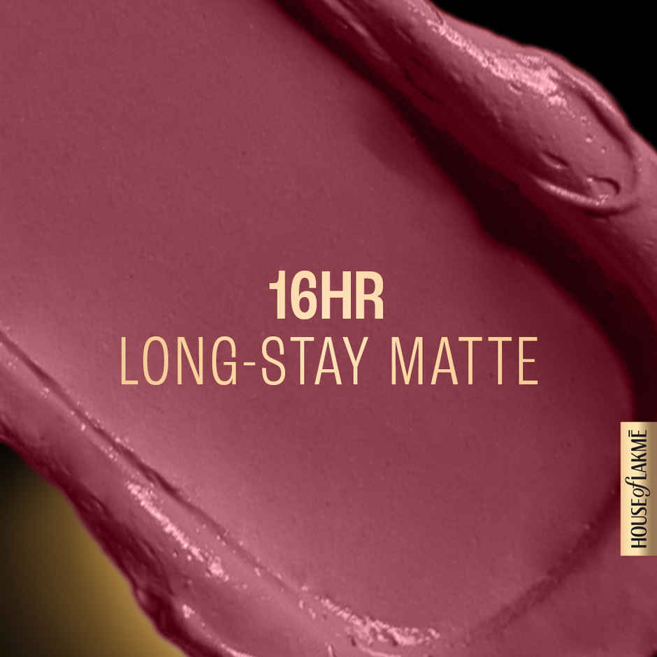 Lakme Forever Matte Liquid Lip | 16 Hr Lipstick | Lightweight & transferproof | Nude Pink
