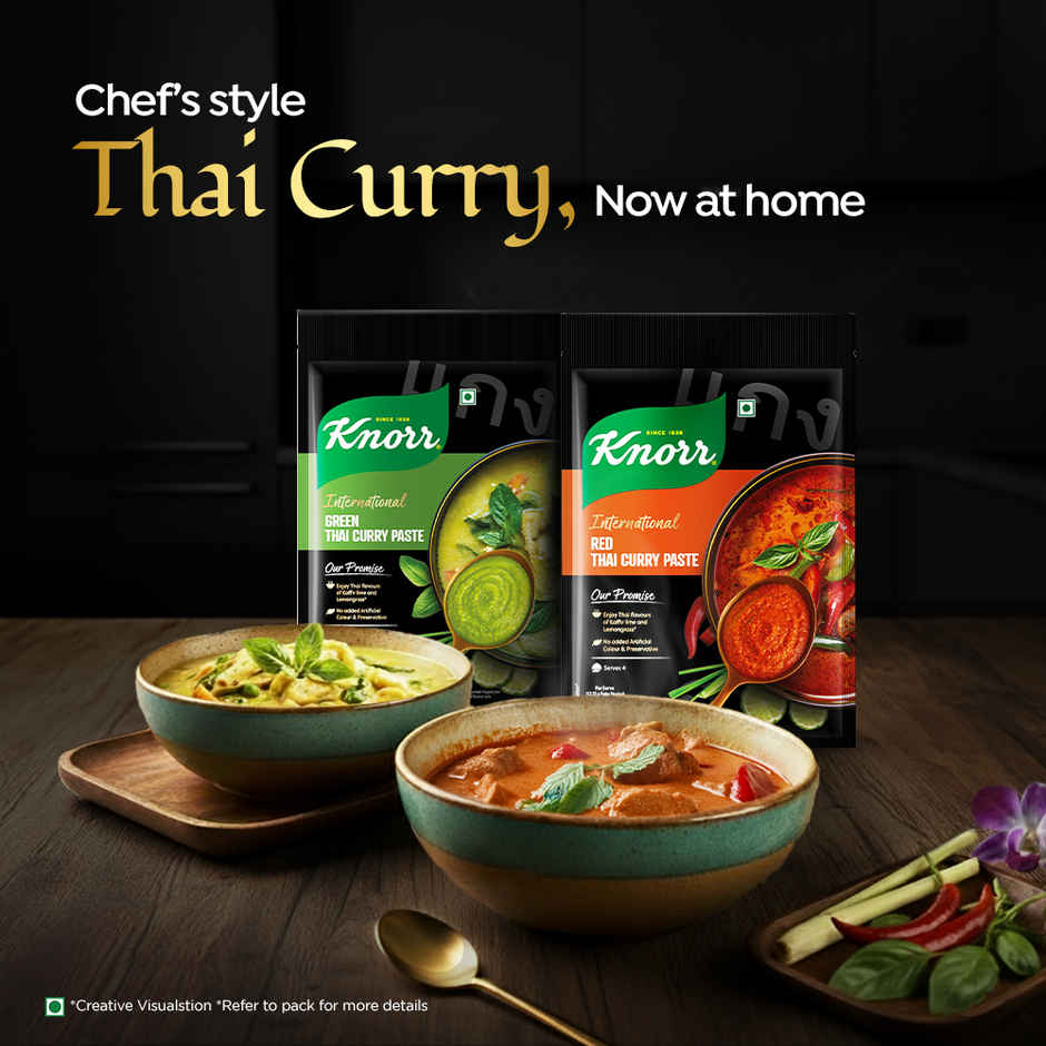 KNORR Red Thai Curry Paste, with Kaffir Lime & Chillies