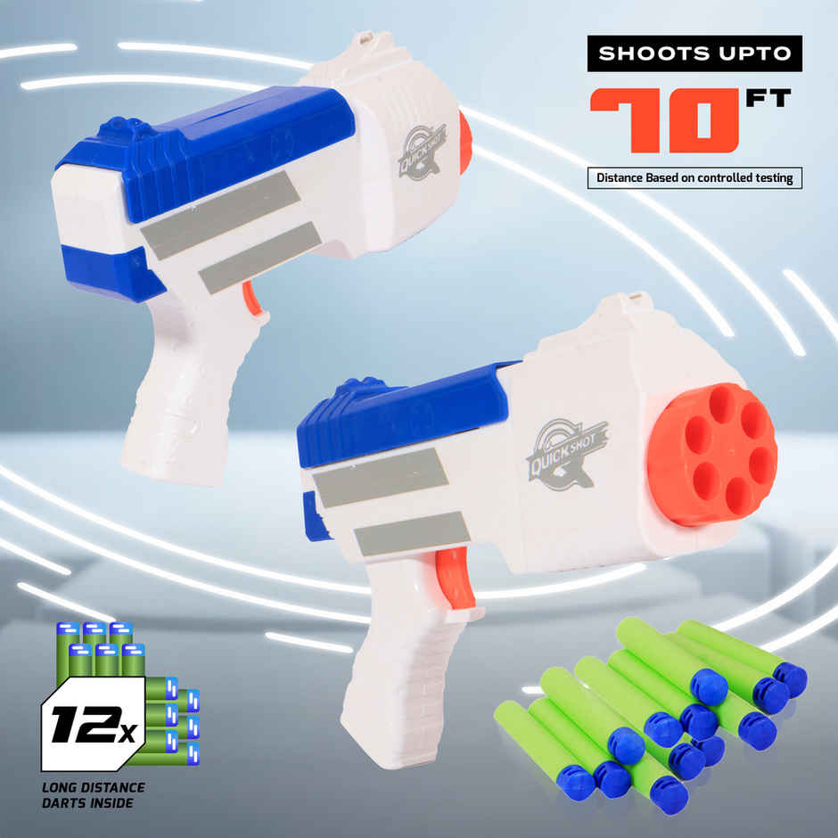 Toymaxx Bolt Dart Blaster White