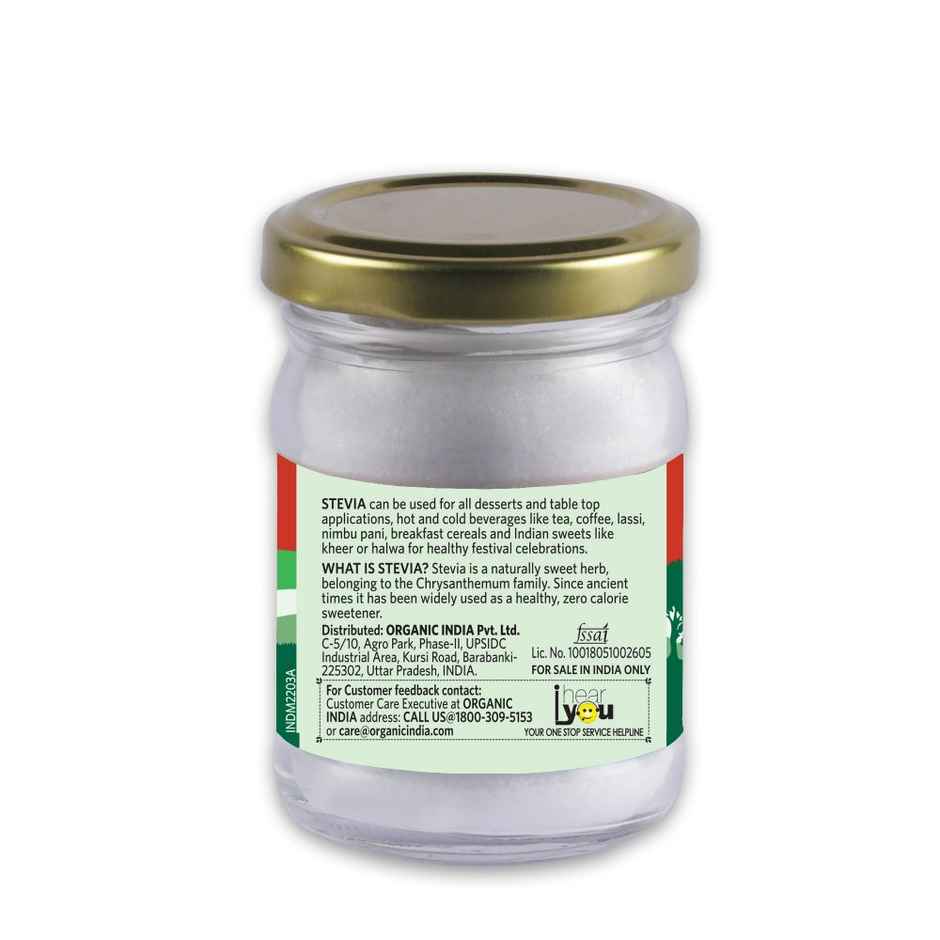 A Tata Product - Organic India Stevia Powder, Natural Sweetener, Sugar Free