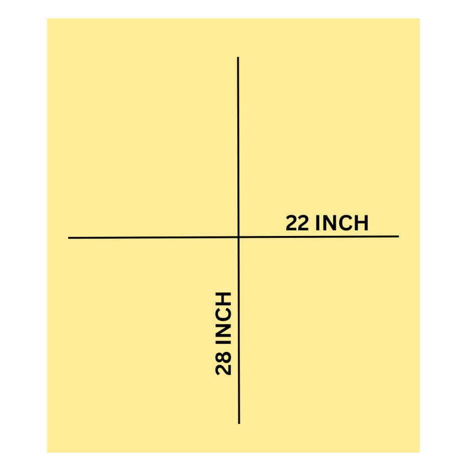 Chart Papers - Vibrant and Sturdy| 22 x 28 in | Multicolor | A1