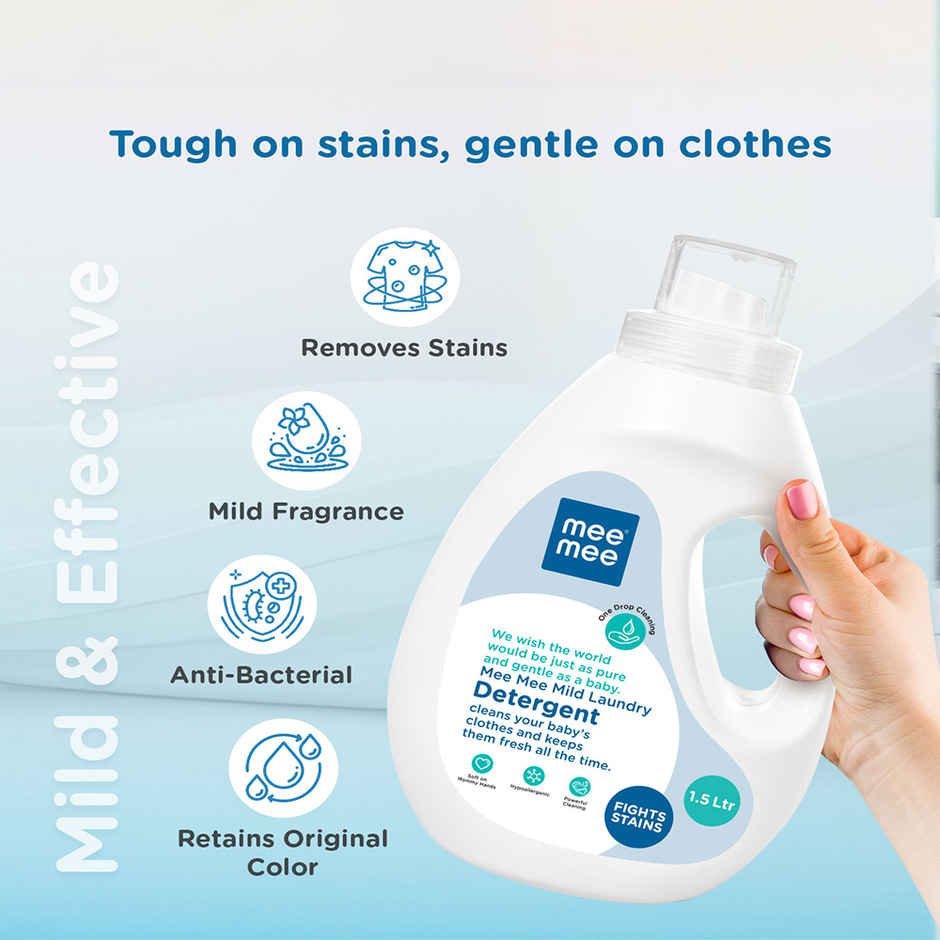 Mee Mee Anti-Bacterial Baby Laundry Detergent - One Drop Cleaning