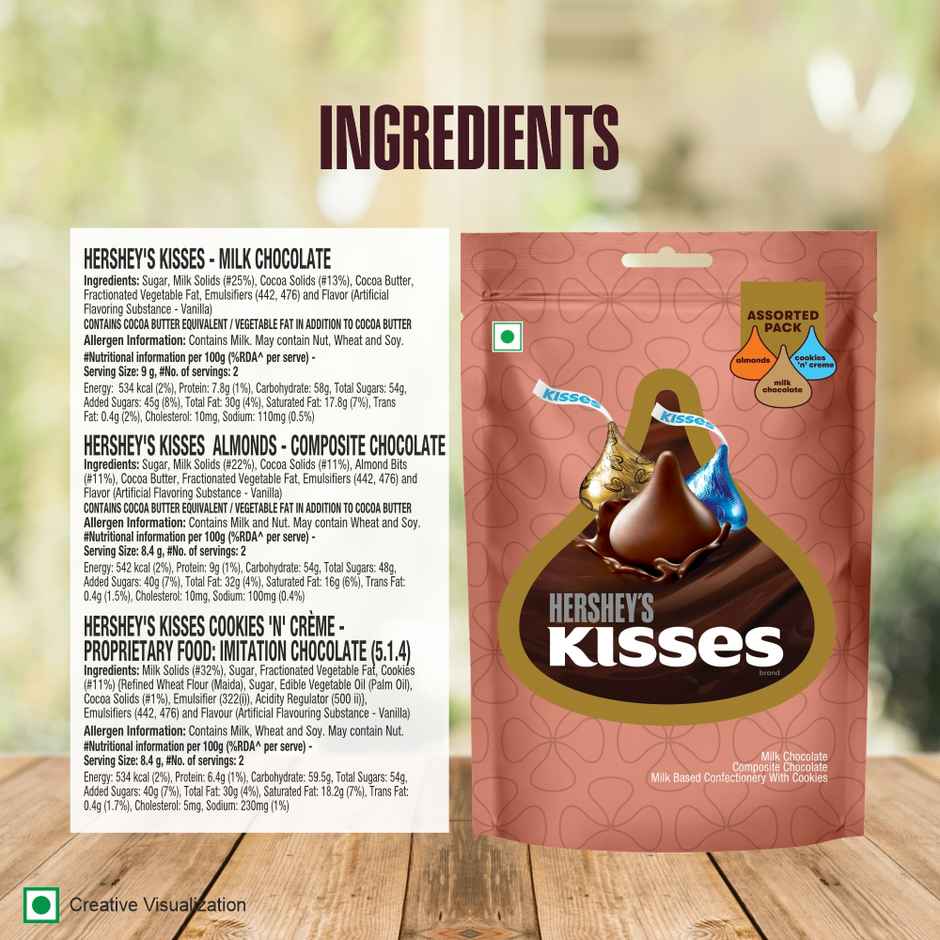 Hersheys Kisses Assorted Packs