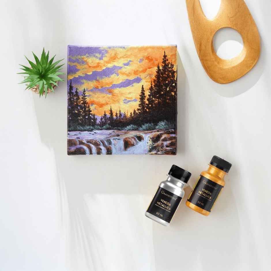Granotone Venezia Metallic Paint | Silver, Gold