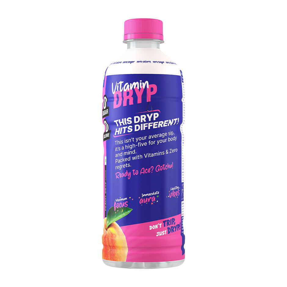Fast&Up Dryp Vitamin Water | Zero Sugar - Zero Calories - Peach Flavour Combo