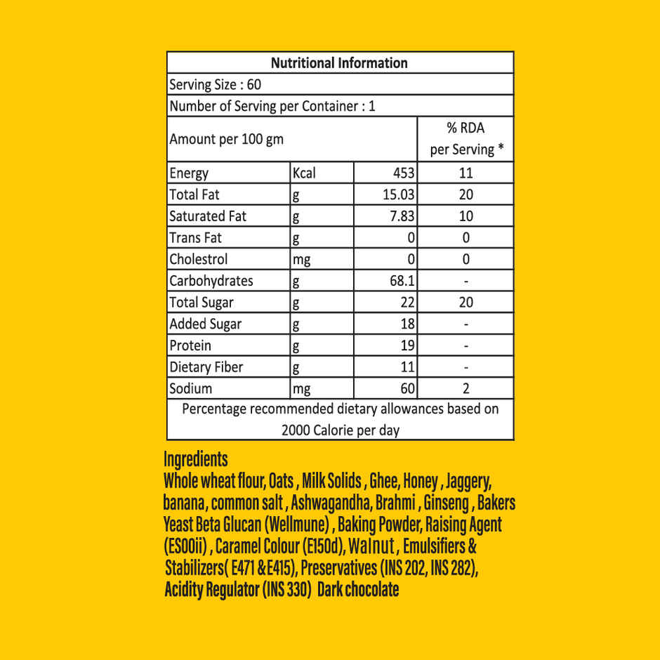 Awsum Better Bakes Banana Chocolate Eggless Cake | Bakery Delight