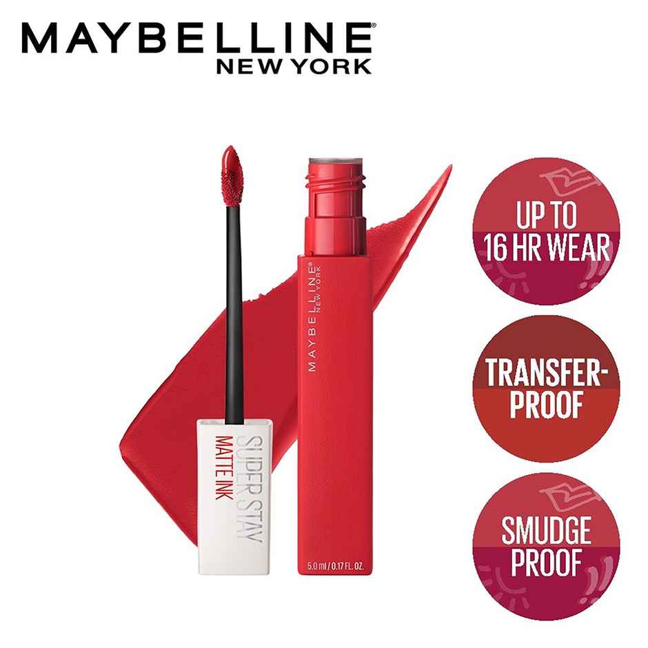 Maybelline Super Stay Matte Ink Liquid Lipstick, 20 Pioneer