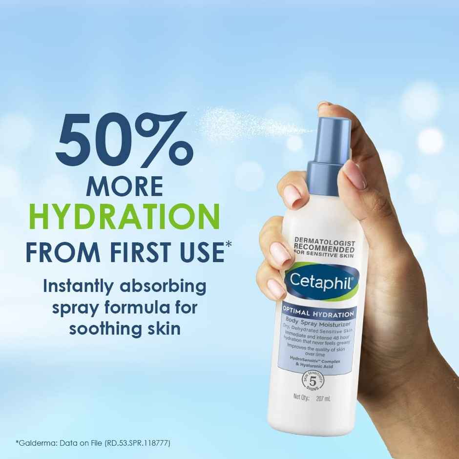 Cetaphil Optimal Hydration Body Spray Moisturizer