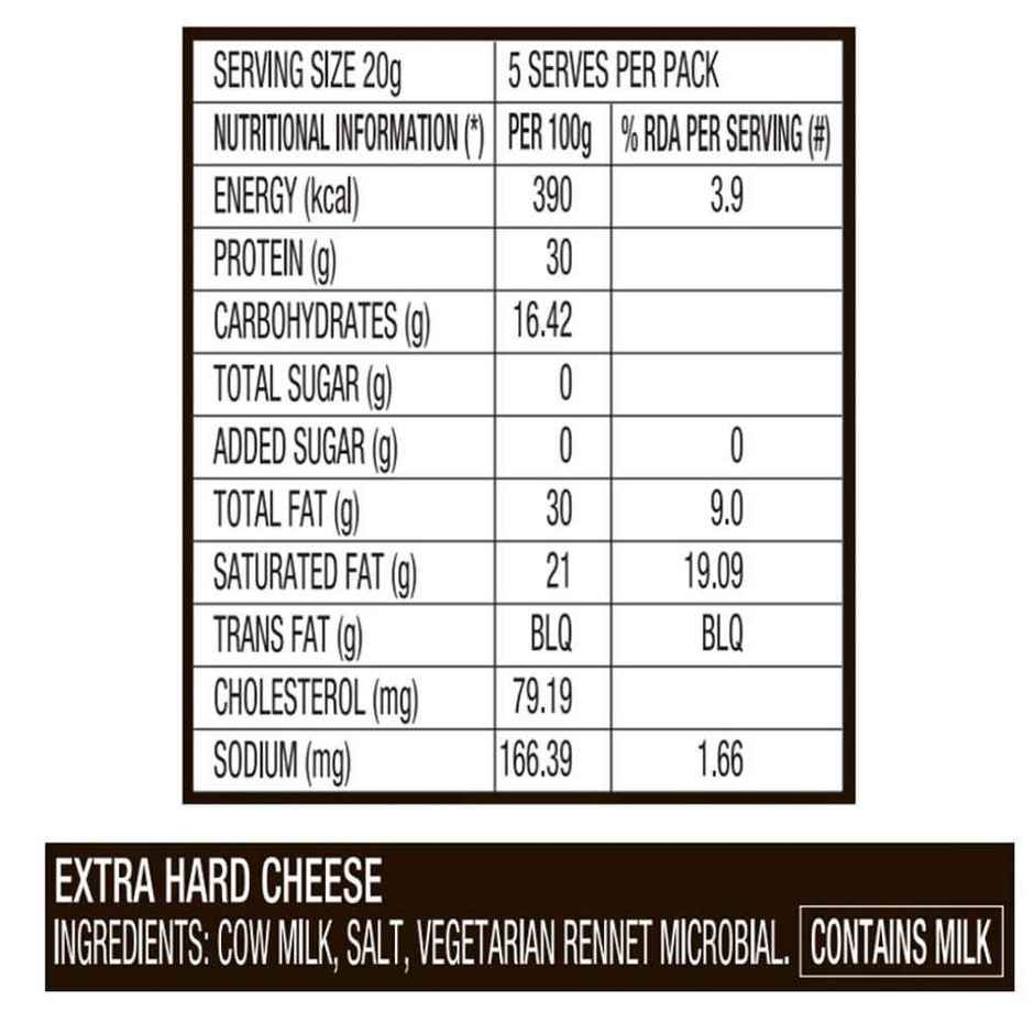 Dlecta Parmesan Extra Hard Cheese Blocks | Nutty, Umami Rich