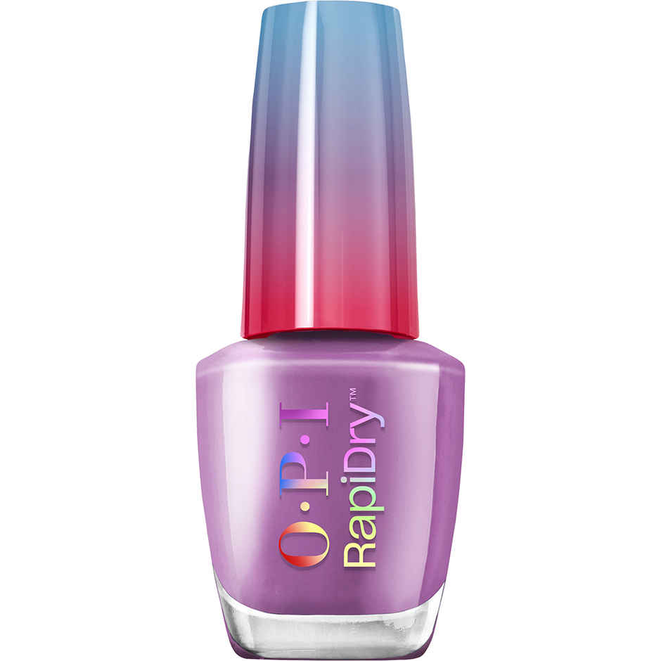 OPI Rapidry Nail Polish Bright Back At It Purple Quick Dry Smudge Proof