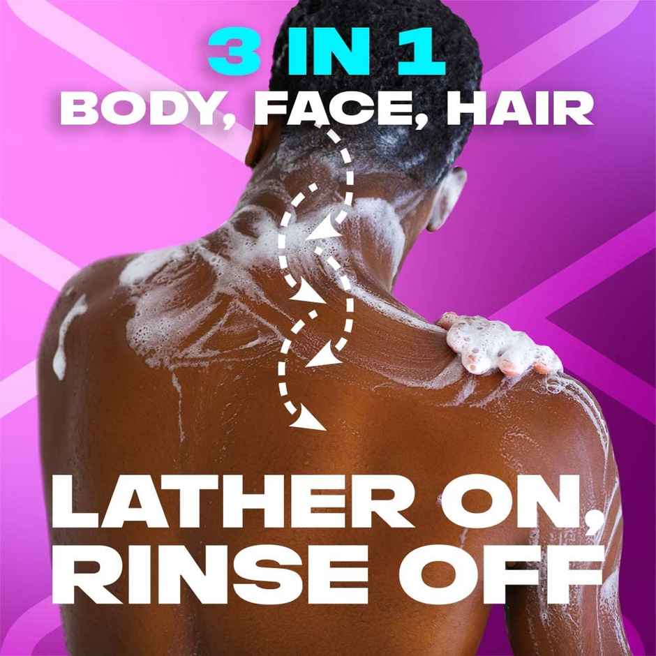 Axe Excite 3-in-1 Body,Face & Hair Wash | For Men
