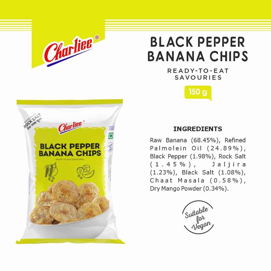 CHARLIEE Black Pepper Banana Chips