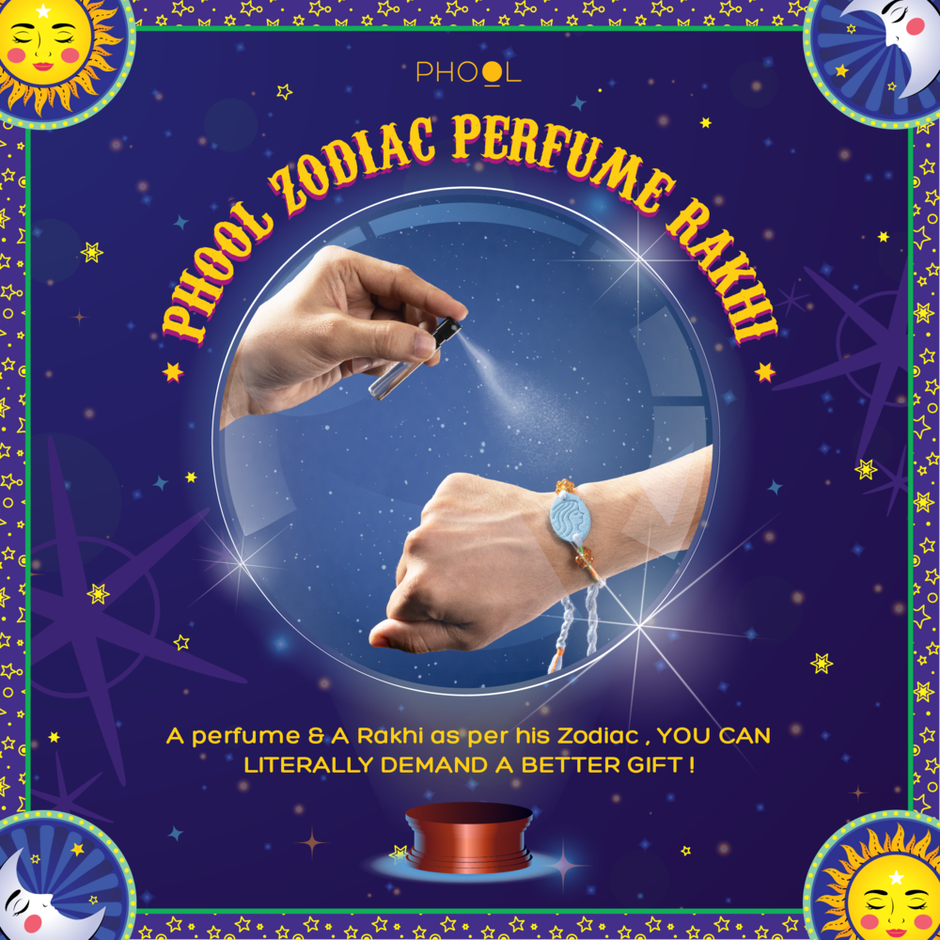 Zodiac Virgo Rakhi for Brother (Phool)