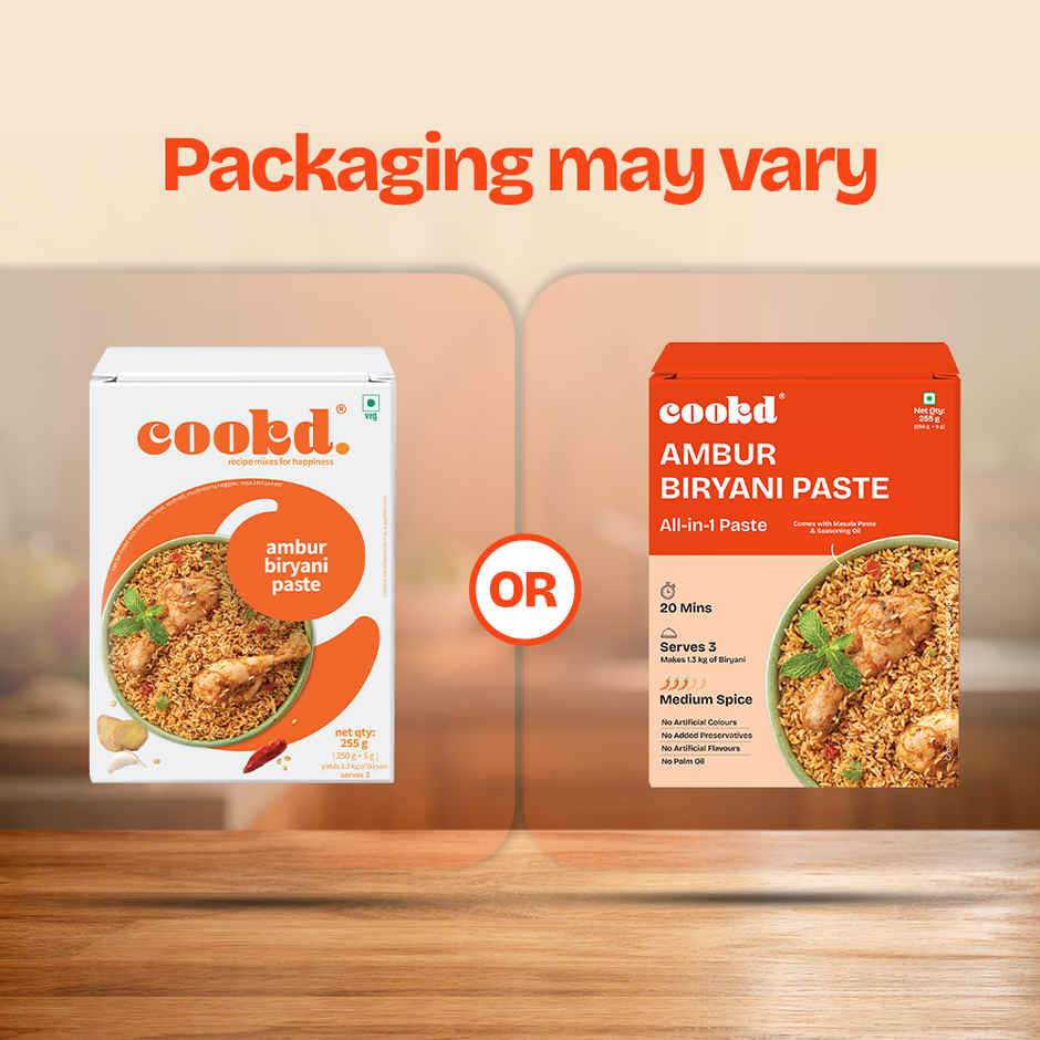Cookd Ambur Biryani Masala Paste - Ready to Cook