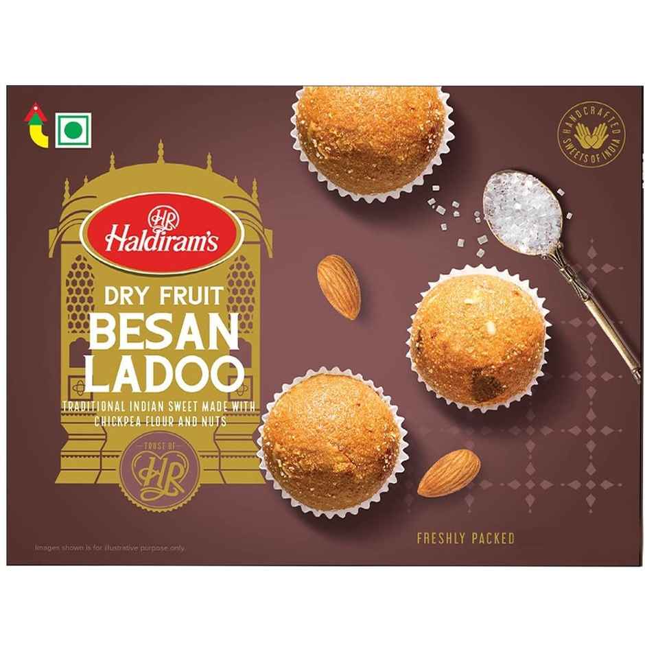 Haldiram's Sweetness Besan Laddu | Dry Fruits