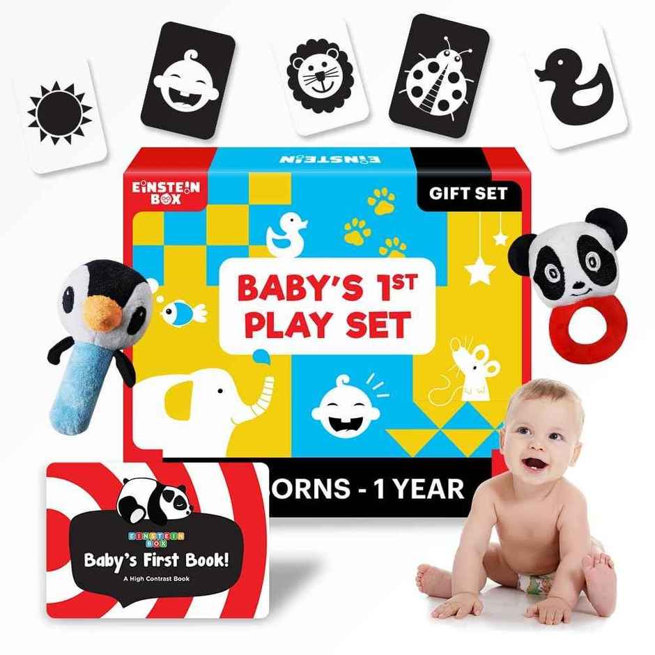 Einstein Box Gift Set for Babies, Newborns And Infants | 0-1 years | Educational & Fun