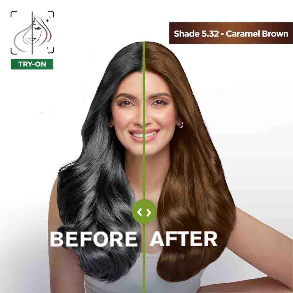Garnier Color Naturals Long-Lasting Creme Hair Color | Caramel Brown - Shade 5.32