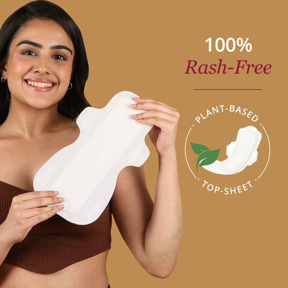 Carmesi Sensitive Sanitary Pads - 30 Pads (XXL) | |100% Rash-Free