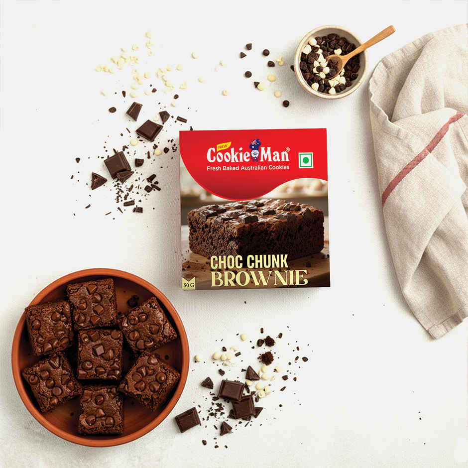 Cookie Man Premium Choc Chunk Brownie