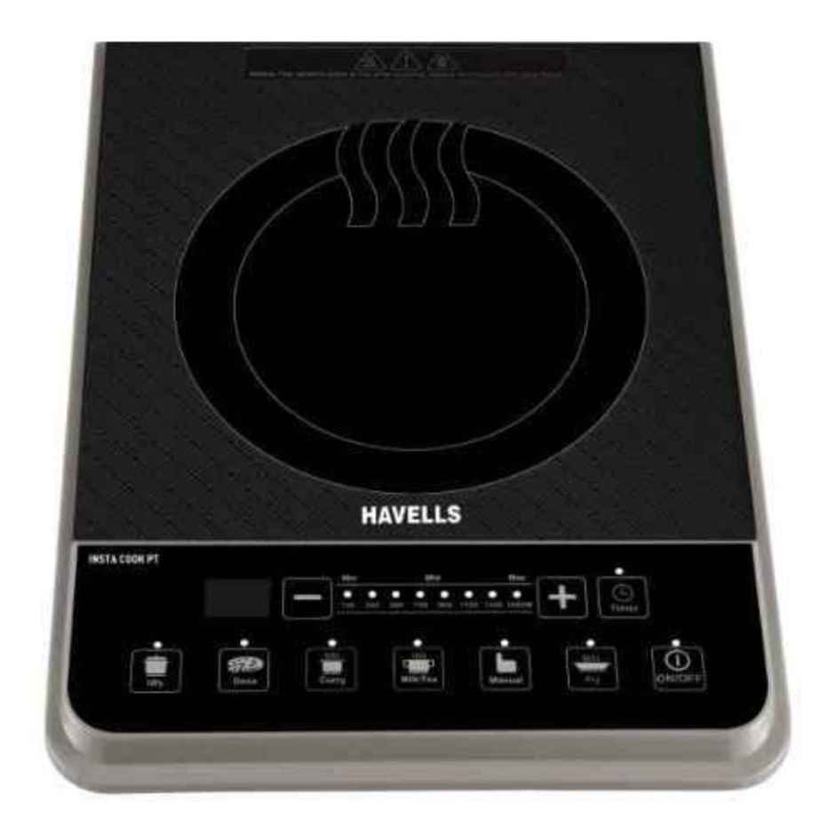 Havells Insta Cook QT 1200 W Induction Cooktop Push Button - Black, GHCICDGK120
