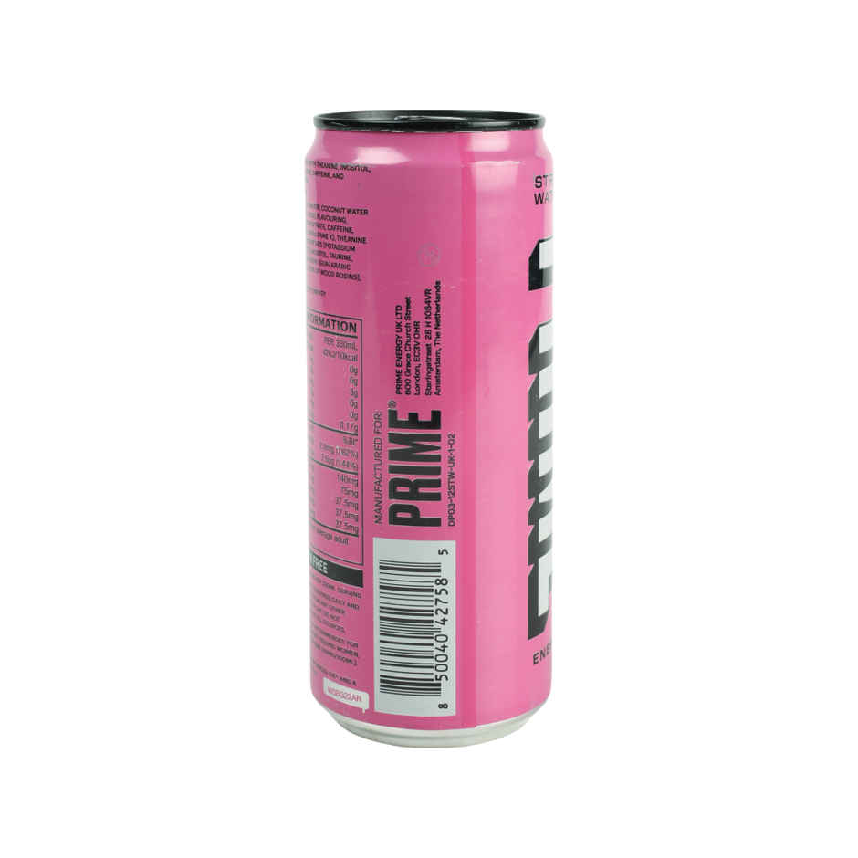 Prime Hydration Strawberry and Watermelon Energy Drink