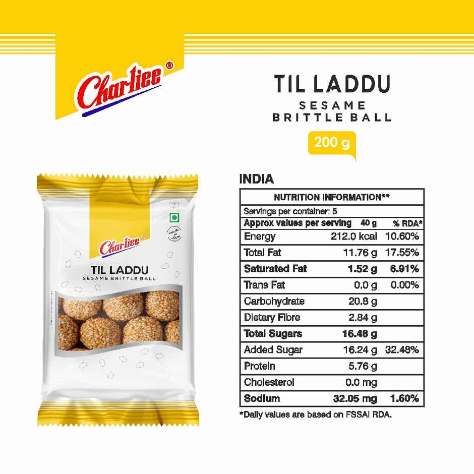 Charliee Til Laddu | Sweet & Nutty