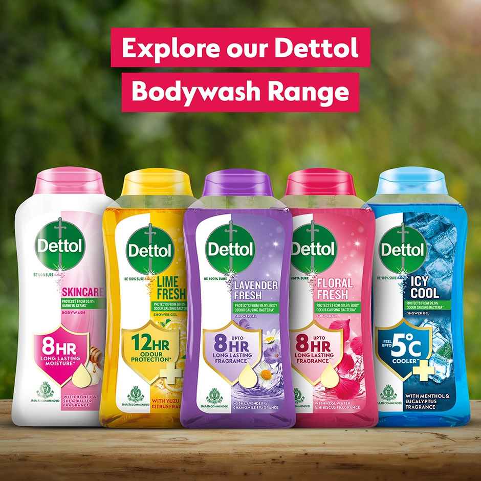 Dettol Body Wash and Shower Gel for Women and Men | Floral Fresh
