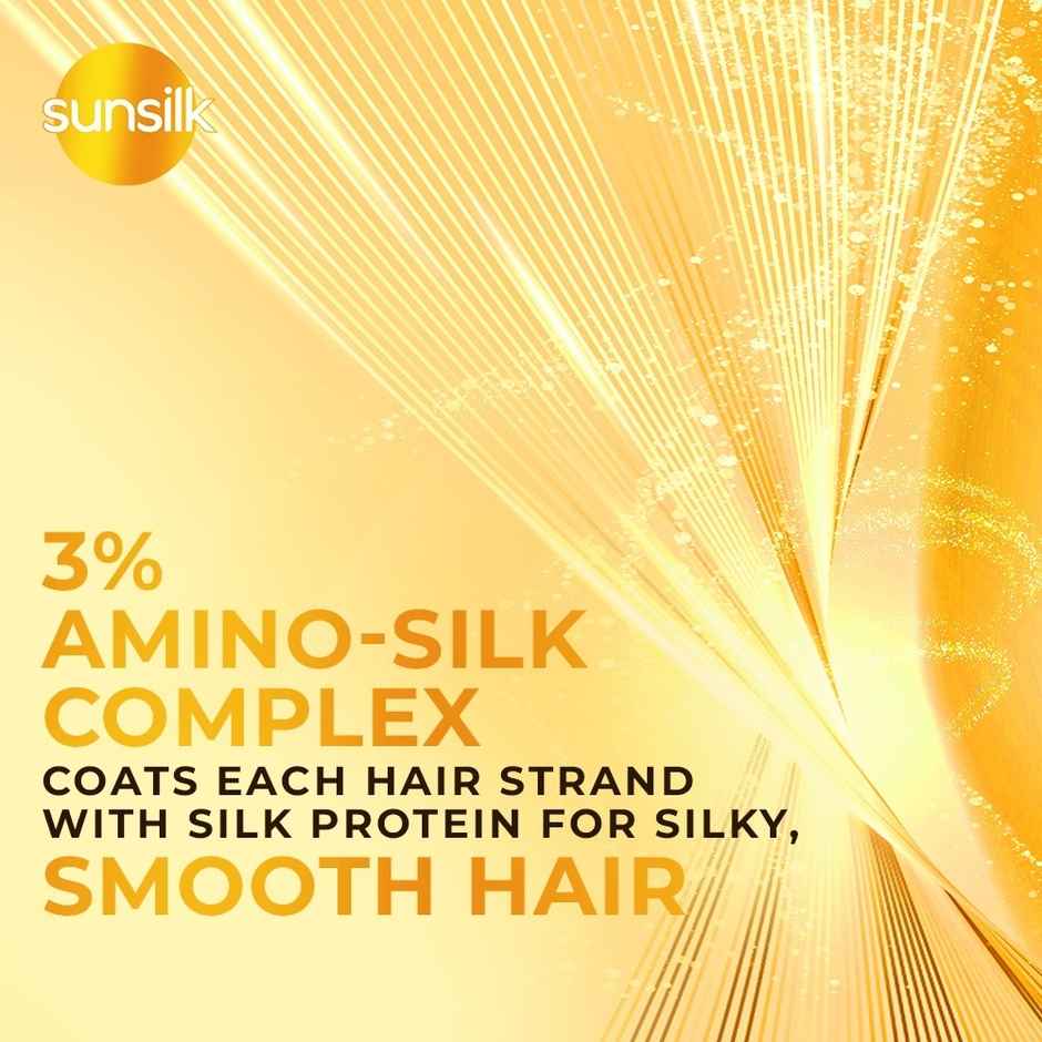 Sunsilk Flowy Silk Smooth Shampoo With Egg Protein Almond Oil & Vitamin C