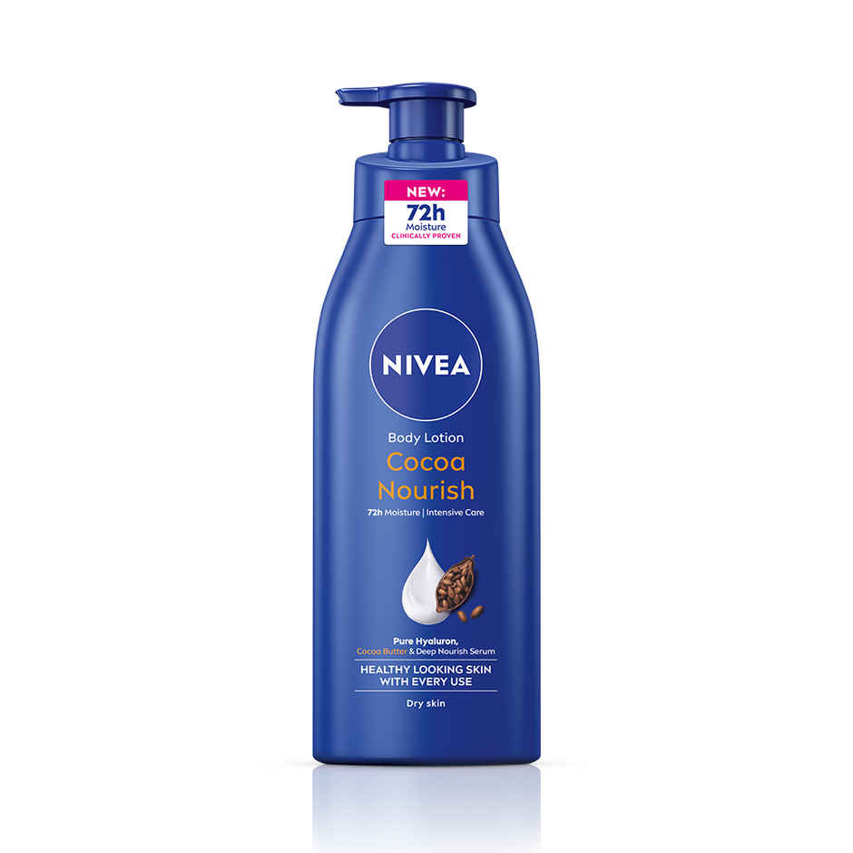 NIVEA Cocoa Nourish Body Lotion|Deep Moisture Serum|Non Greasy|Moisturiser For Very Dry Skin