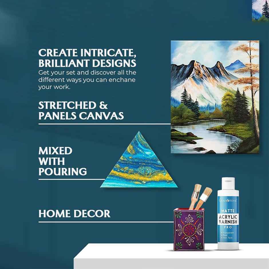 Granotone Matte Acrylic Varnish Pro | Transparent