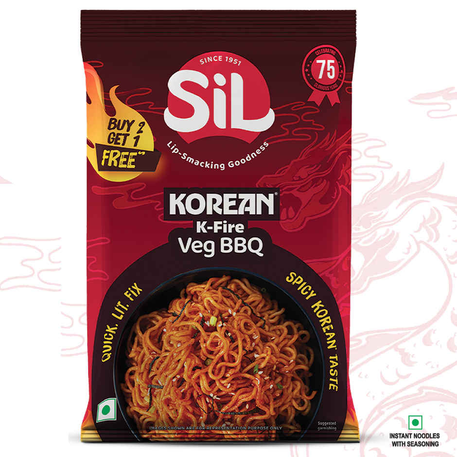 Sil Korean Noodles Veg BBQ Combo